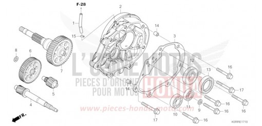 BOITE DE VITESSES SH125ADR de 2024